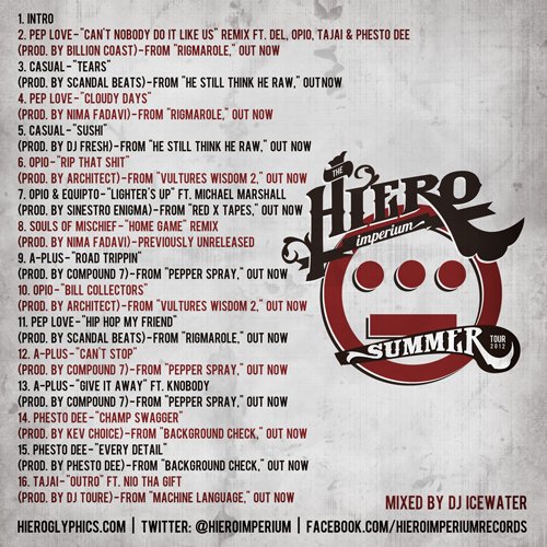 dubcnn.com // Hieroglyphics - Summer Tour Mixtape (Mixed By DJ Icewater ...